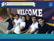 Tablet Screenshot of campusschool.carlow.edu